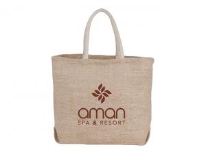 Promotional Jute Tote Bags (Herringbone)