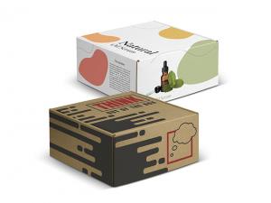 Promotional Die Cut Box with Locking Lid (225x225x113mm)
