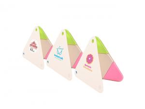 Promotional Triangular Sticky Notebooks (Recycled Milk Cartons)