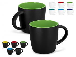 Promotional Ceramic Coffee Mugs - Two Tone (330ml)