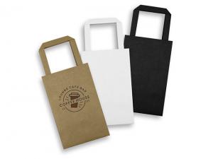 Promotional Small Paper Bags - Flat Handle (209 x 133mm)
