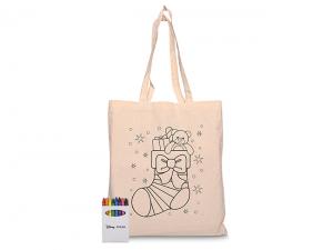 Promotional Colouring Calico Bags & Crayon Sets