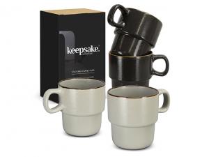 Promotional Keepsake Stackable Coffee Cup Sets
