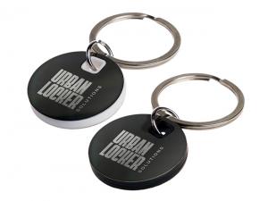 Promotional Circle Stainless Steel Keyrings