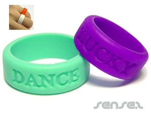Promotional Silicone Finger Rings