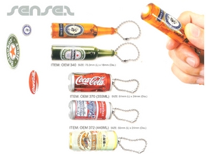 Promotional Torch Keyrings (Can/Bottle)