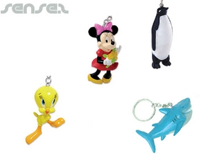 3D Plastic Molded Key Chains