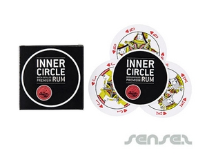 Promotional Round Shaped Playing Cards