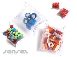 Promotional Pillow Boxes Filled With Candy (20g)