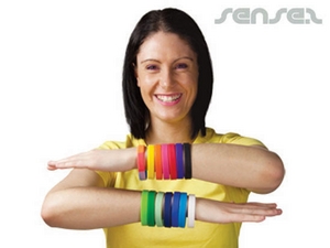 Promotional Printed Silicone Wristbands