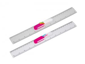 Promotional Rulers With Sticky Flags (30cm)