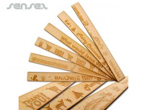 Promotional Wooden ECO Ruler (30cm)