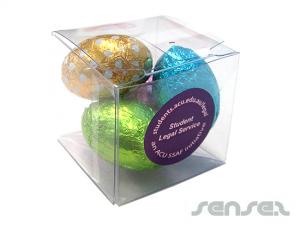 Promotional Mini Clear Box with 4 Eggs (30g)