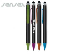 Promotional Colour Trim Stylus Pens