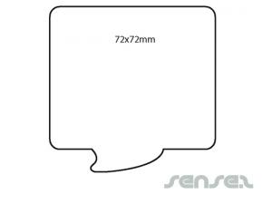 Promotional Speech Bubble Sticky Notes (25 pages)