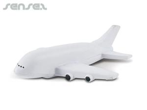 Promotional Plane Stress Balls