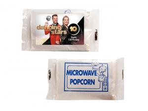 Promotional Buttered Flavoured Microwave Logoed Popcorn Bags (100g)