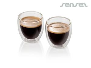 Promotional 2pc Espresso Glasses Sets (80ml)