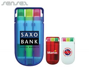 Promotional Frosted Highlighter Sets