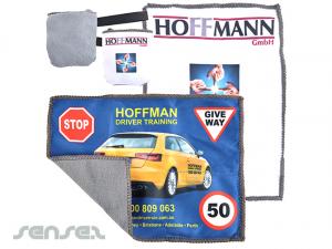 Promotional Microfibre Cleaning Cloths In Pouches