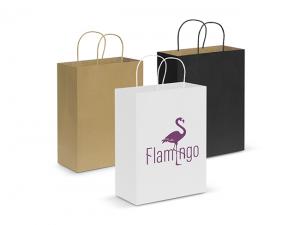 Promotional Large Paper Carry Bags (330mm x 254mm)