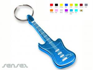 Promotional Guitar Bottle Opener Keyrings