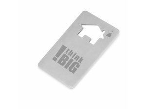 Promotional House Shaped Bottle Opener Cards