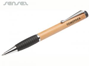 Promotional Bamboo Pens (Rubber Grip)